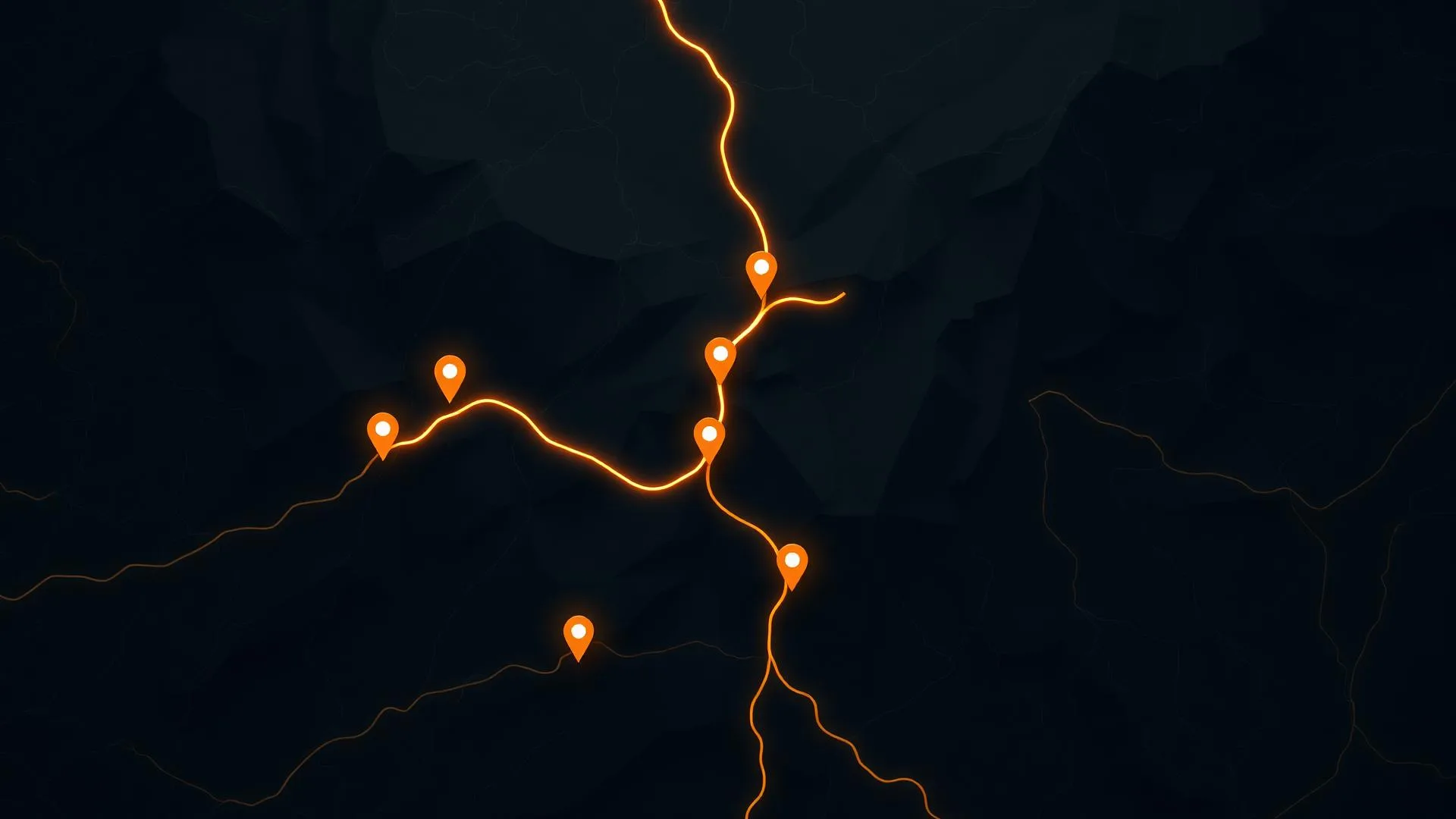 World map with pinned moto-friendly places from the Motonest app