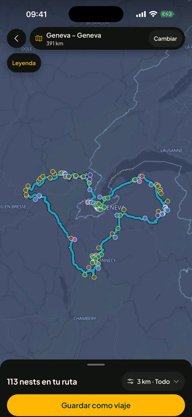 ¿Ya tienes una ruta? Tráela.